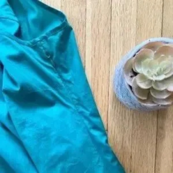 Merona Kelly Embellished Beaded Neckline Sleeveless Teal Green Tank Top Size S - Picture 8 of 11